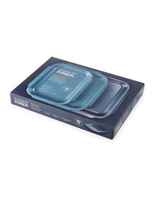 Nest Bake Three Piece Baking Tray Set in Blue