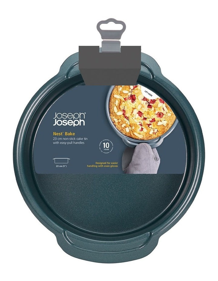 Nest Bake Round Cake Tin 23cm in Blue