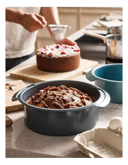 Nest Bake Round Cake Tin 23cm in Blue