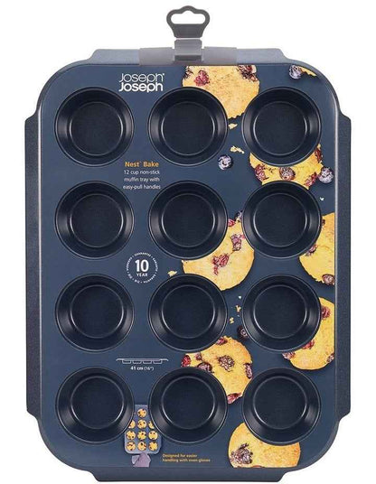 Nest Bake 12 Cup Muffin Pan in Blue