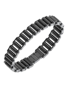 Race Bracelet in Gunmetal