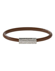 Inscription Bracelet in Brown