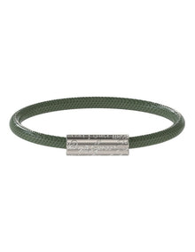 Inscription Bracelet in Green