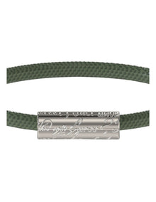 Inscription Bracelet in Green