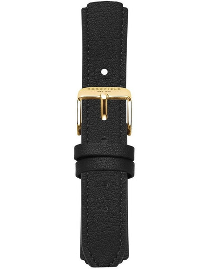 The Heirloom Champagne Leather Watch in Black