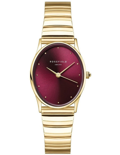 The Oval Half Moon Bracelet Watch in Gold-Tone