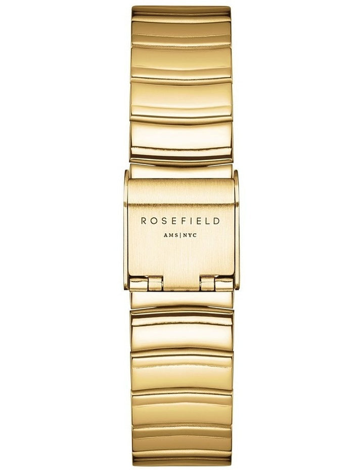 The Oval Half Moon Bracelet Watch in Gold-Tone