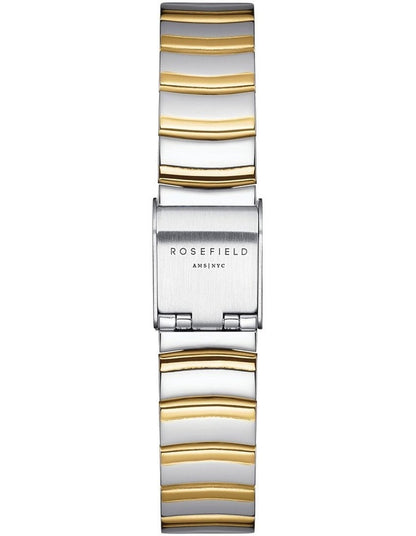 The Small Edit Half Moon Bracelet Watch in Two-Tone