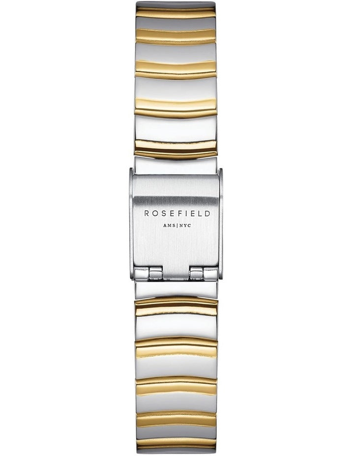 The Small Edit Half Moon Bracelet Watch in Two-Tone