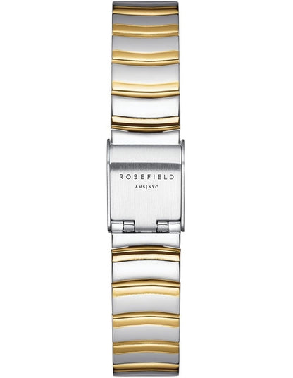 The Small Edit Half Moon Bracelet Watch in Two-Tone