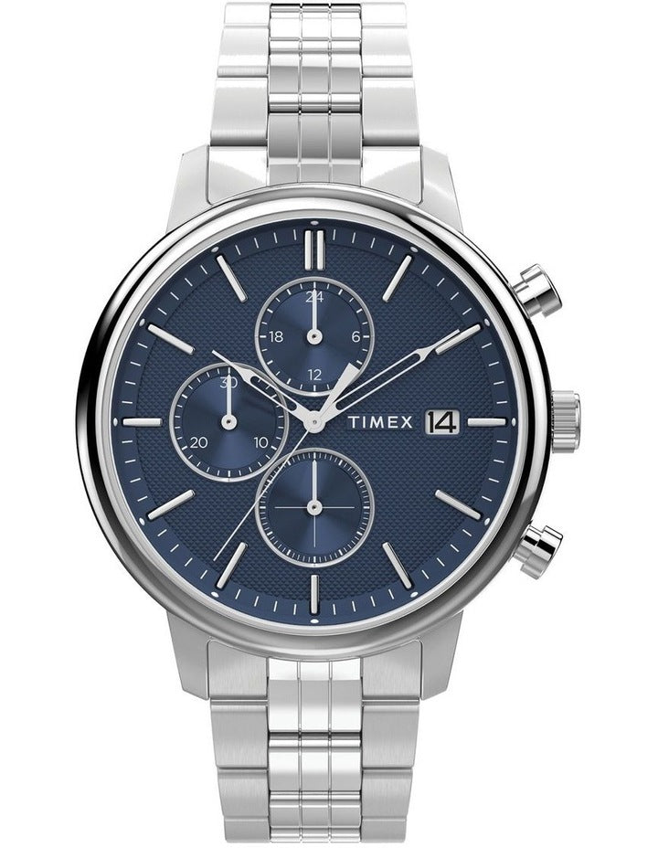 Chicago Chrono Watch TW2W67900 in Silver Tone