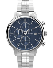 Chicago Chrono Watch TW2W67900 in Silver Tone