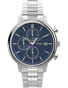 Chicago Chrono Watch TW2W67900 in Silver Tone