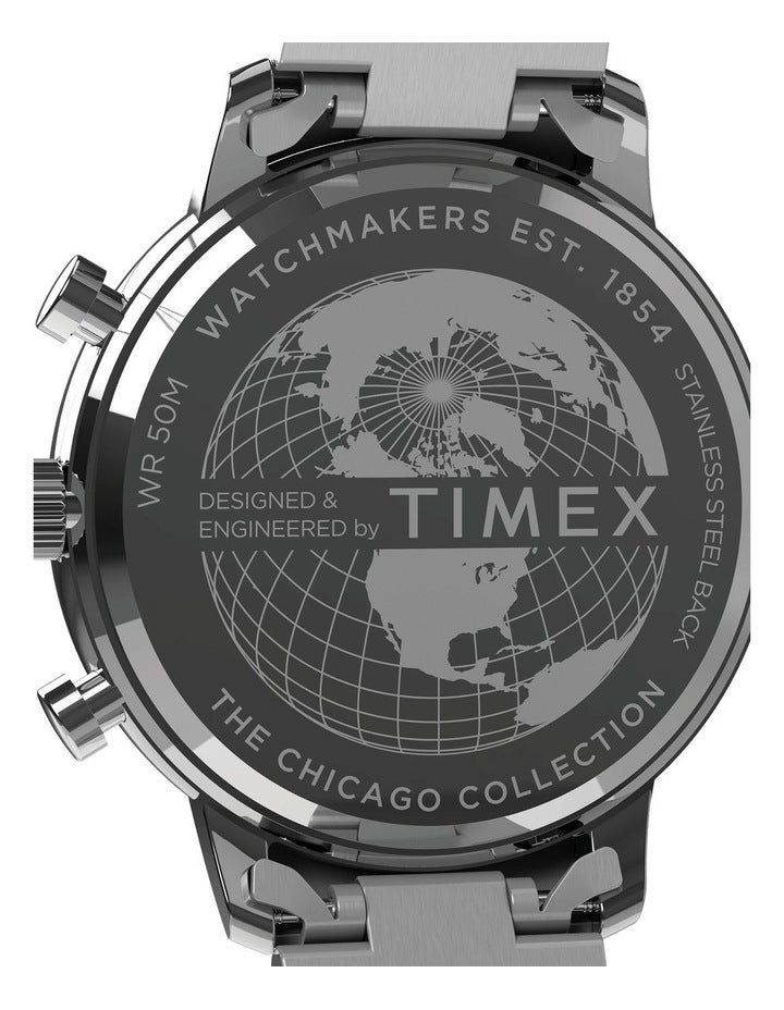 Chicago Chrono Watch TW2W67900 in Silver Tone