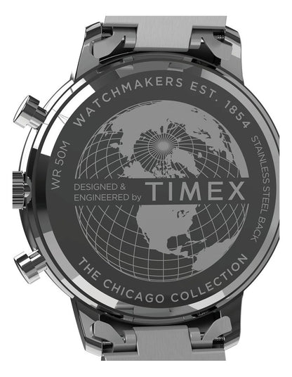 Chicago Chrono Watch TW2W67900 in Silver Tone