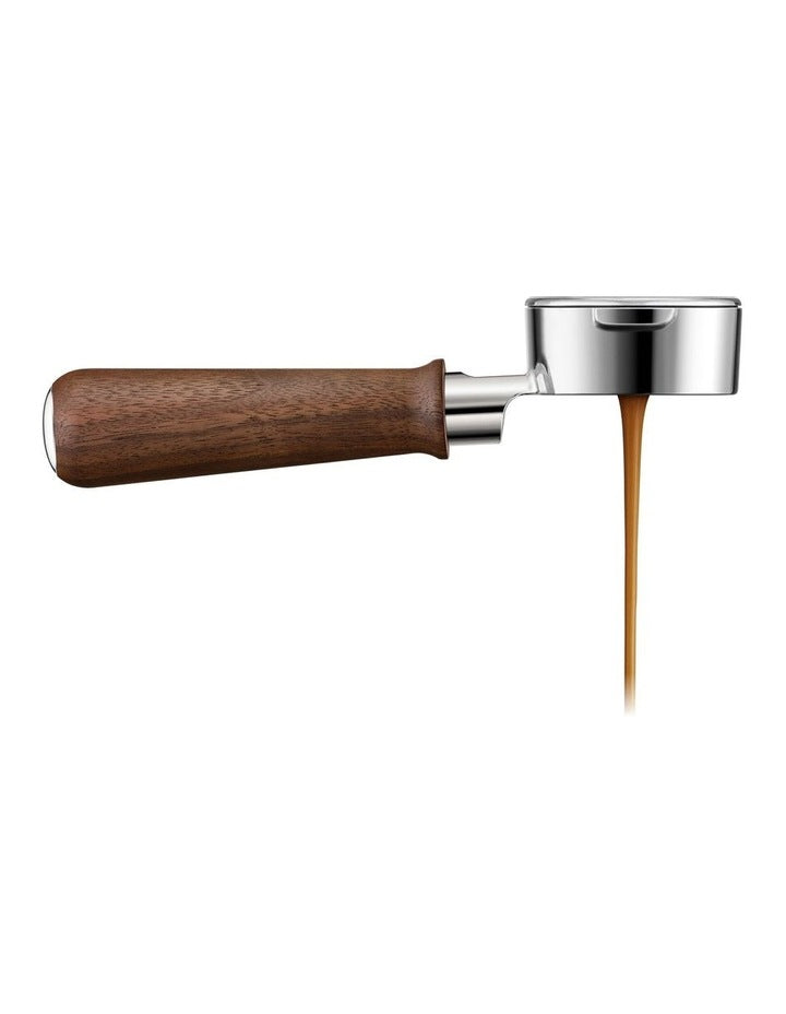 The Naked Portafilter 58mm in Walnut