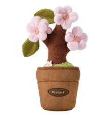 PlushWoods Peach Tree Plant Plush With Pot 25cm