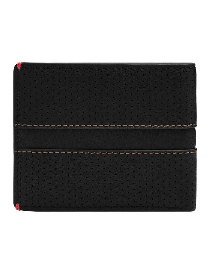 Rennsport Bifold with Flip ID Wallet in Black
