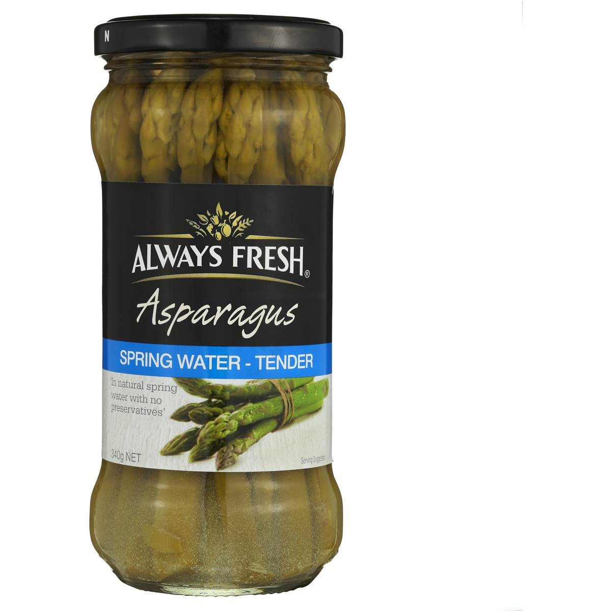 Always Fresh Asparagus In Springwater 340g