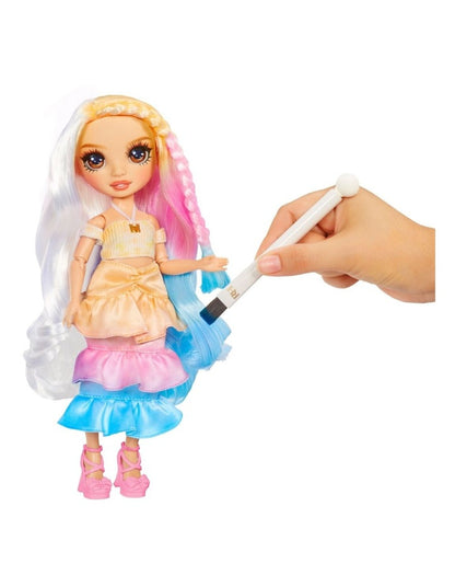 Color & Create New Theme Dolls- Brown Eyes