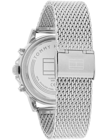 Stewart Stainless Steel Dial Watch in Navy