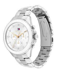 Mellie Stainless Steel Dial Watch in Silver