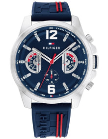 Tucker Navy Silicone Dial Watch in Navy