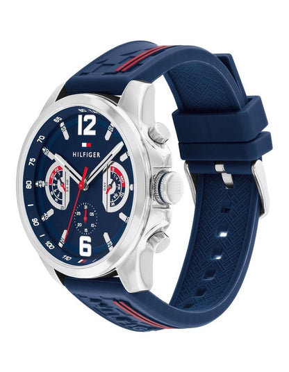 Tucker Navy Silicone Dial Watch in Navy