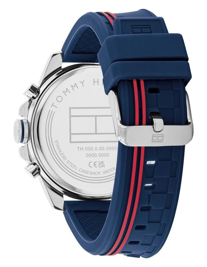 Tucker Navy Silicone Dial Watch in Navy