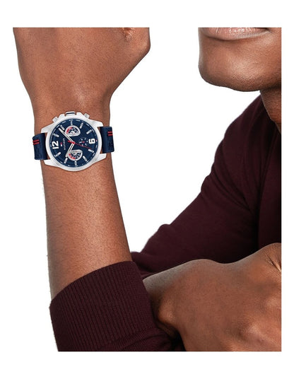 Tucker Navy Silicone Dial Watch in Navy