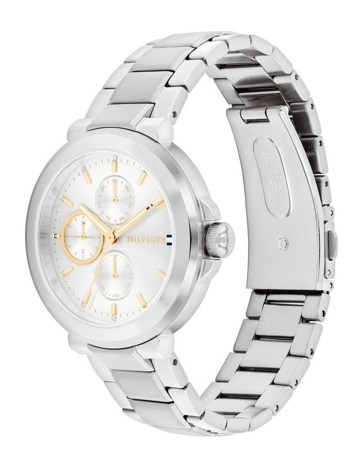 Lori Stainless Steel Dial Watch in Silver