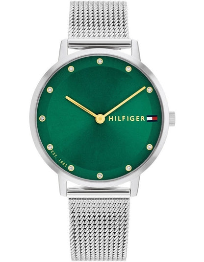Pippa Stainless Steel Dial Watch in Green