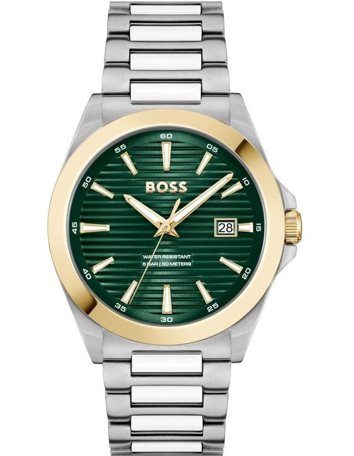 Strike Stainless Steel Dial 1514173 Watch in Olive Green