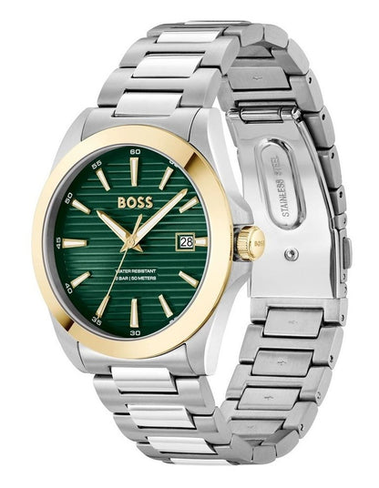 Strike Stainless Steel Dial 1514173 Watch in Olive Green