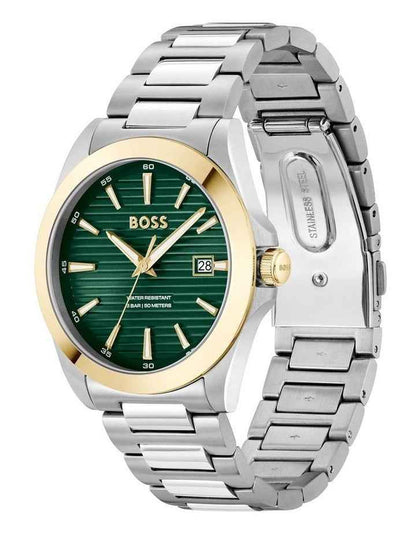 Strike Stainless Steel Dial 1514173 Watch in Olive Green