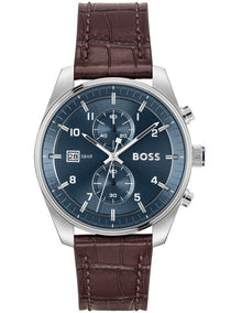 Skytraveller Croc Leather Dial 1514194 Watch in Blue