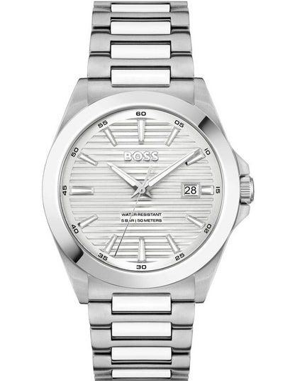 Strike Stainless Steel Dial 1514176 Watch in Silver/White