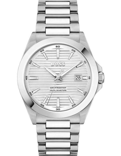 Strike Stainless Steel Dial 1514176 Watch in Silver/White