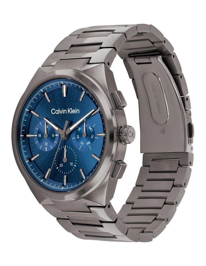 Distinguish Ionic Plated Steel Dial Watch in Dark Blue