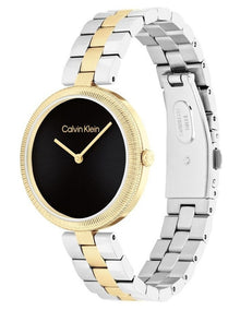 Gleam Two Tone Stainless Steel Dial Women's Watch in