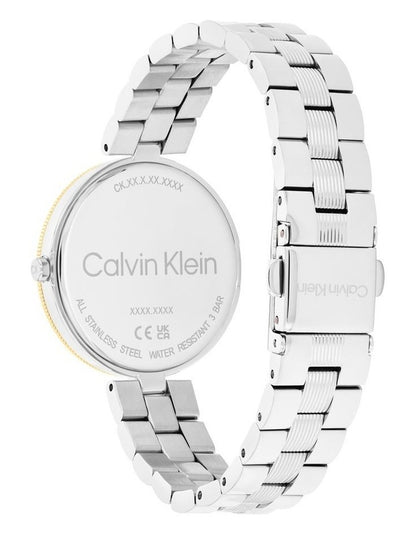Gleam Two Tone Stainless Steel Dial Women's Watch in