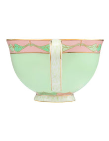 Wicked Pink Goes Good With Green Footed Cup & Saucer 200ml Elphaba Gift Boxed