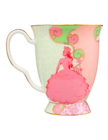 Wicked Pink Goes Good With Green Footed Mug 300ml Glinda Gift Boxed