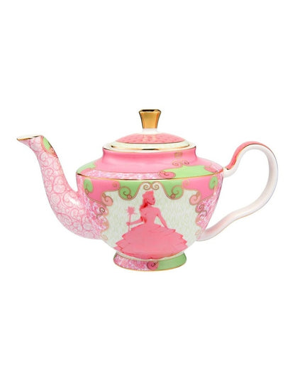Wicked Pink Goes Good With Green Teapot With Infuser 500ml Glinda Gift Boxed