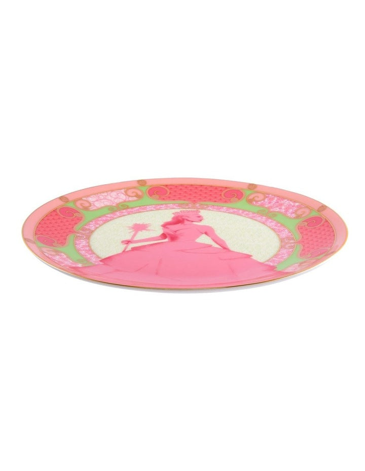 Wicked Pink Goes Good With Green Coupe Plate 19.5cm Glinda Gift Boxed