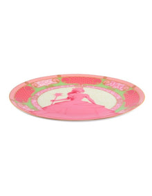 Wicked Pink Goes Good With Green Coupe Plate 19.5cm Glinda Gift Boxed