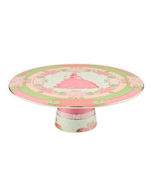 Wicked Pink Goes Good With Green Footed Cake Stand 28cm Glinda