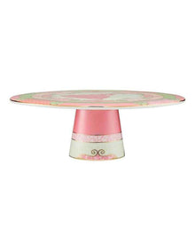 Wicked Pink Goes Good With Green Footed Cake Stand 28cm Glinda
