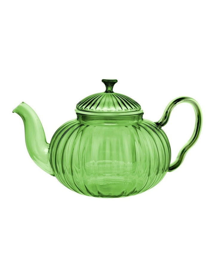 Wicked Pink Goes Good With Green Teapot 900ml Gift Boxed in Green