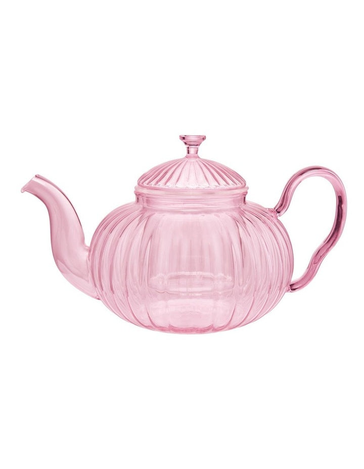 Wicked Pink Goes Good With Green Teapot 900ml Gift Boxed in Pink